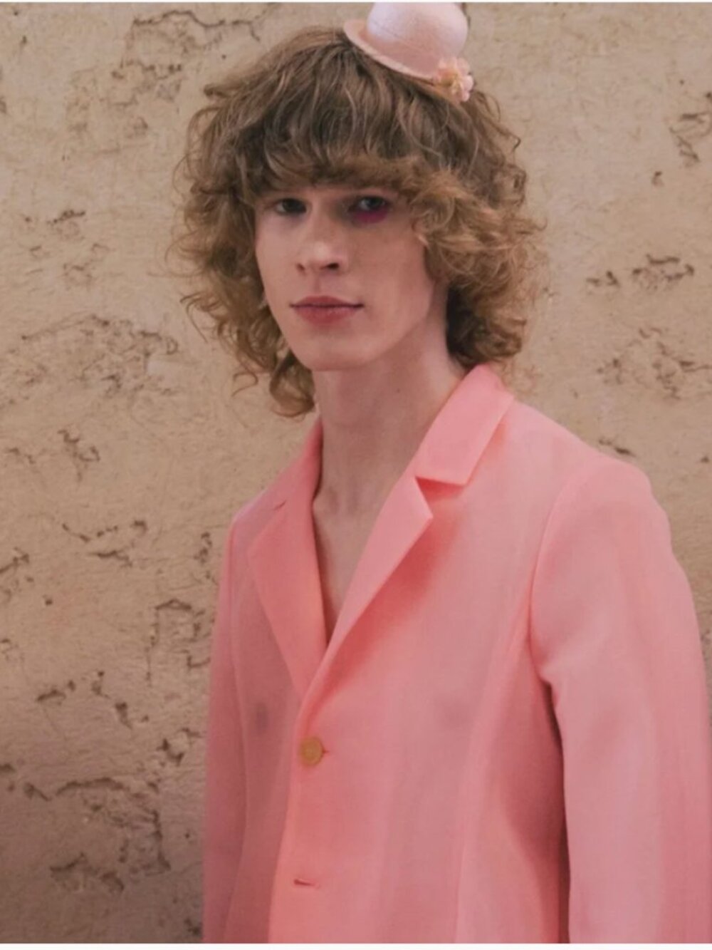 SS25 WALTER VAN BEIRENDONCK Pink Organza Blazer - Picture 7 of 7